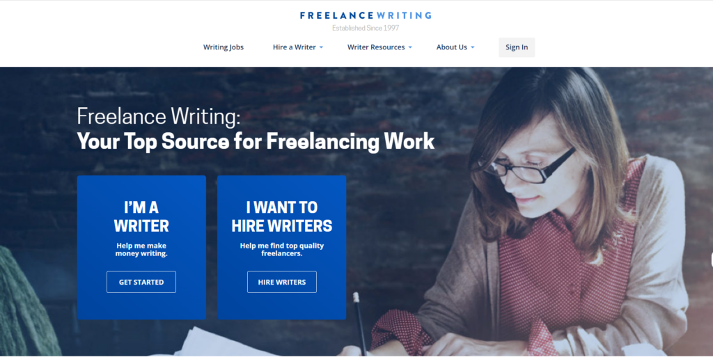 website for Freelance writing jobs