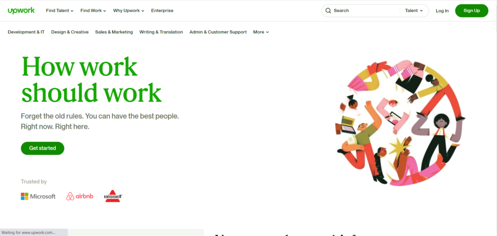 Upwork - Site for selling services